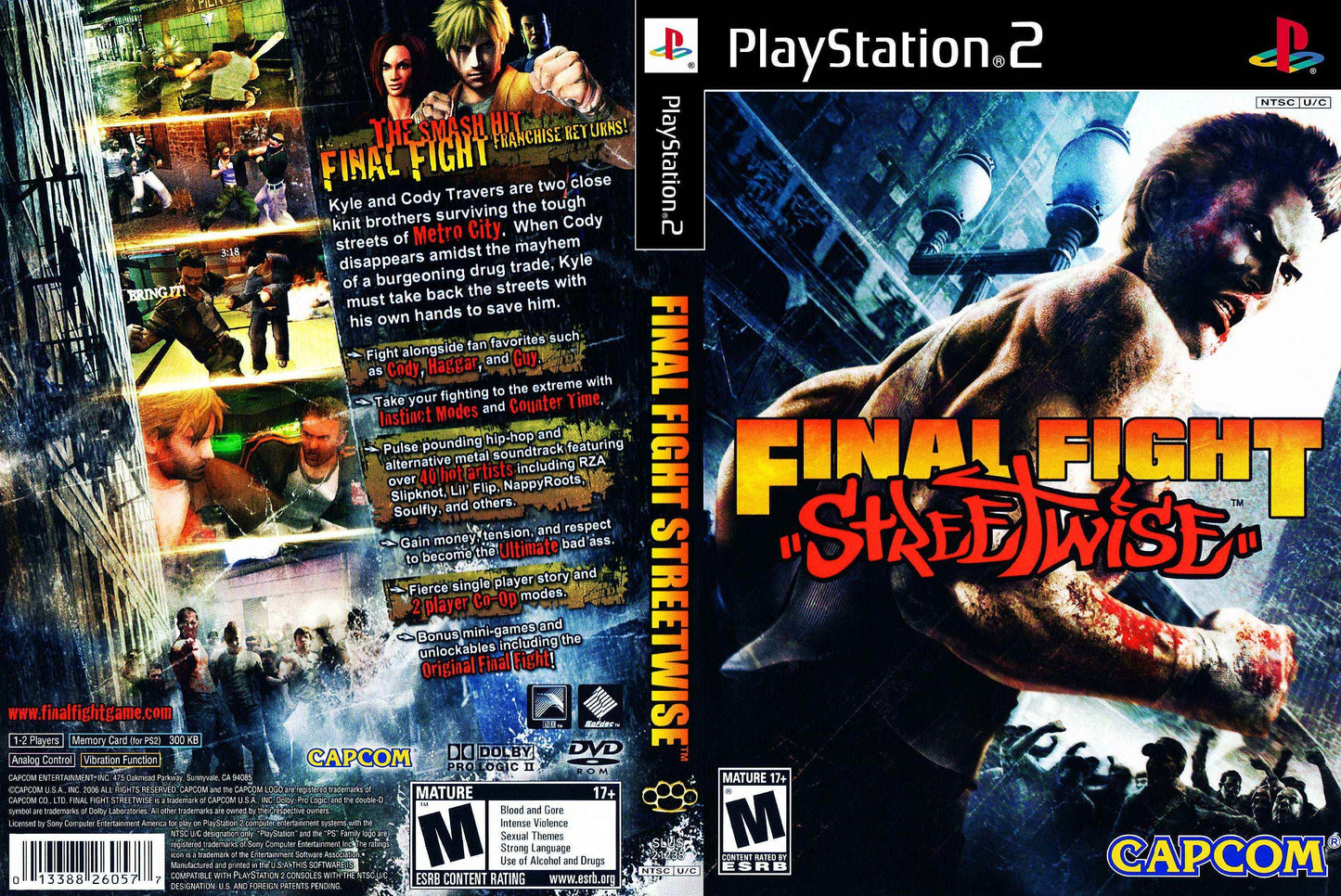 Final Fight Streetwise Cover Art - WOI Solutions