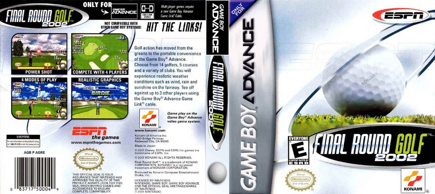 Final Round Golf 2002 Cover Art - WOI Solutions