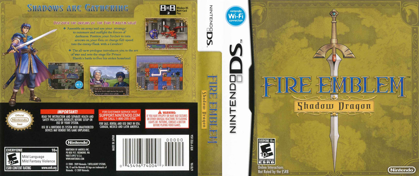 Fire Emblem Shadow Dragon Cover Art - WOI Solutions