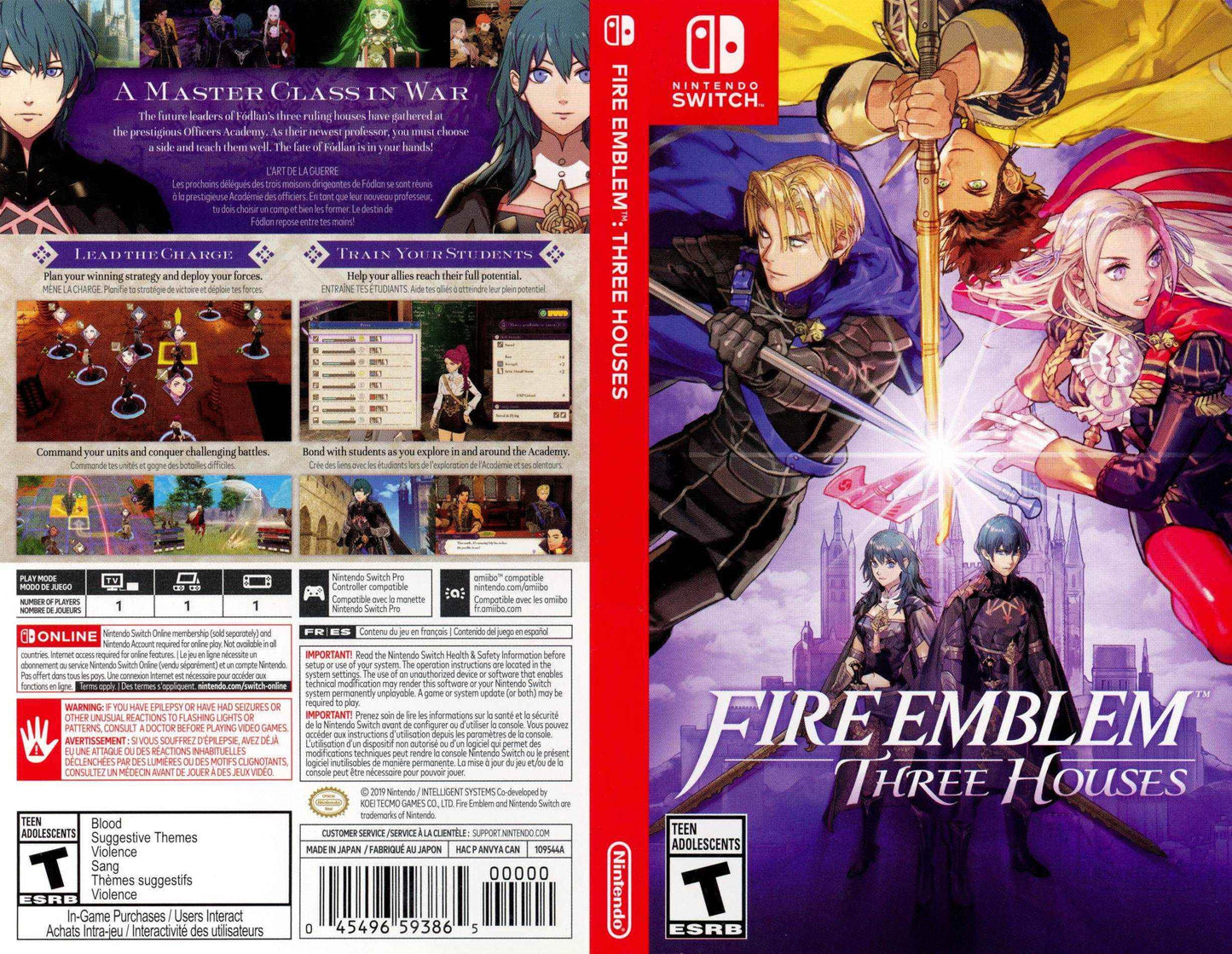 Fire Emblem Three Houses Cover Art - WOI Solutions