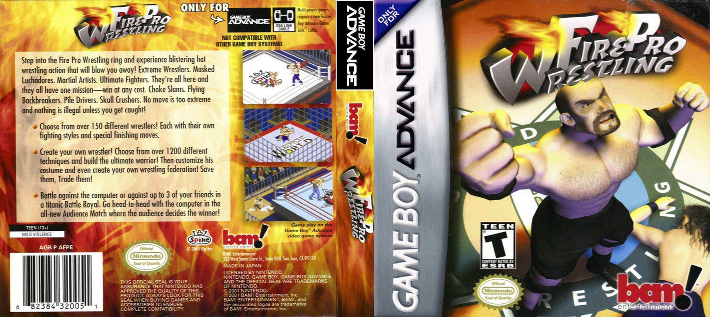 Fire Pro Wrestling Cover Art - WOI Solutions