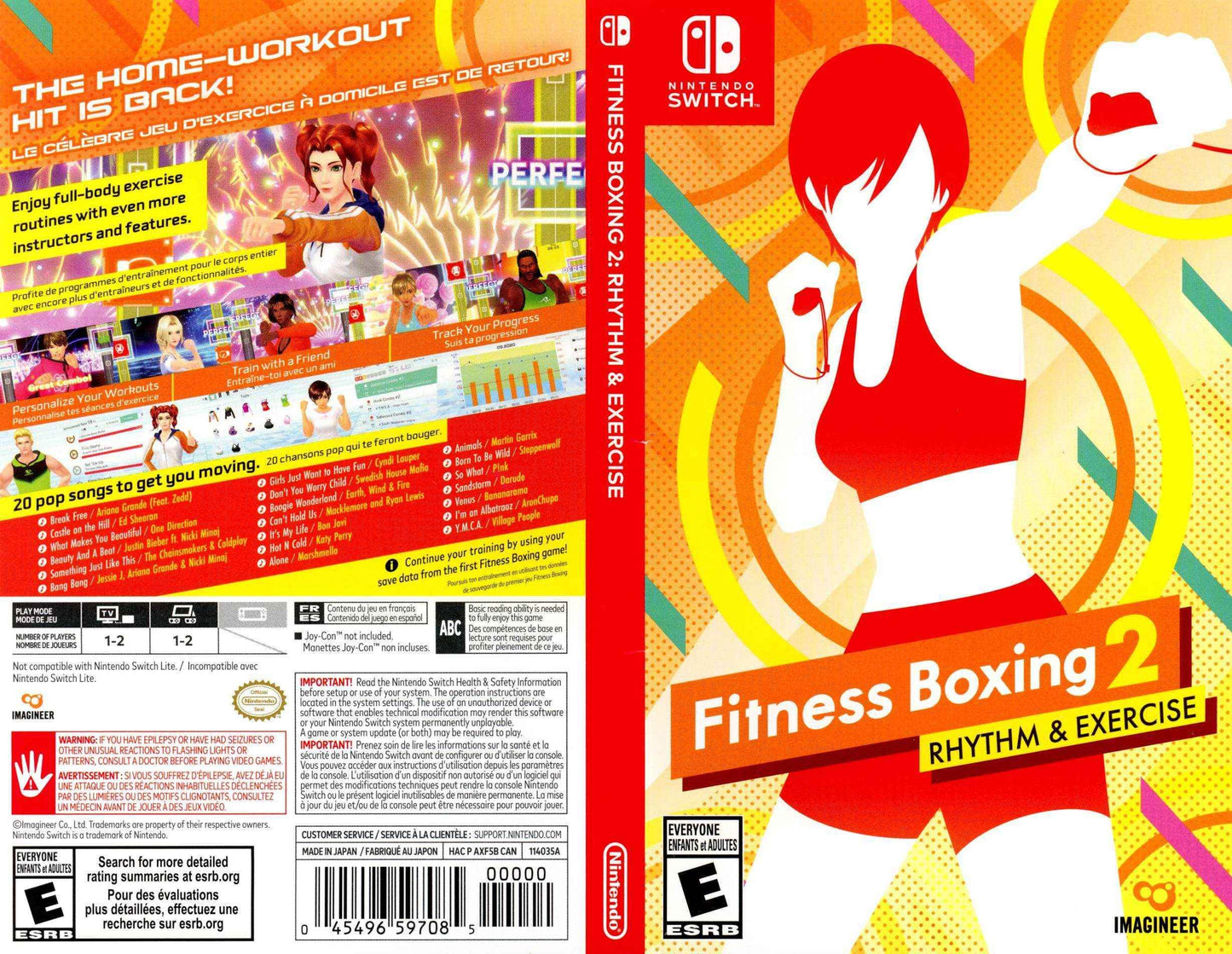 Fitness Boxing 2 Rhythm & Exercise Cover Art - WOI Solutions