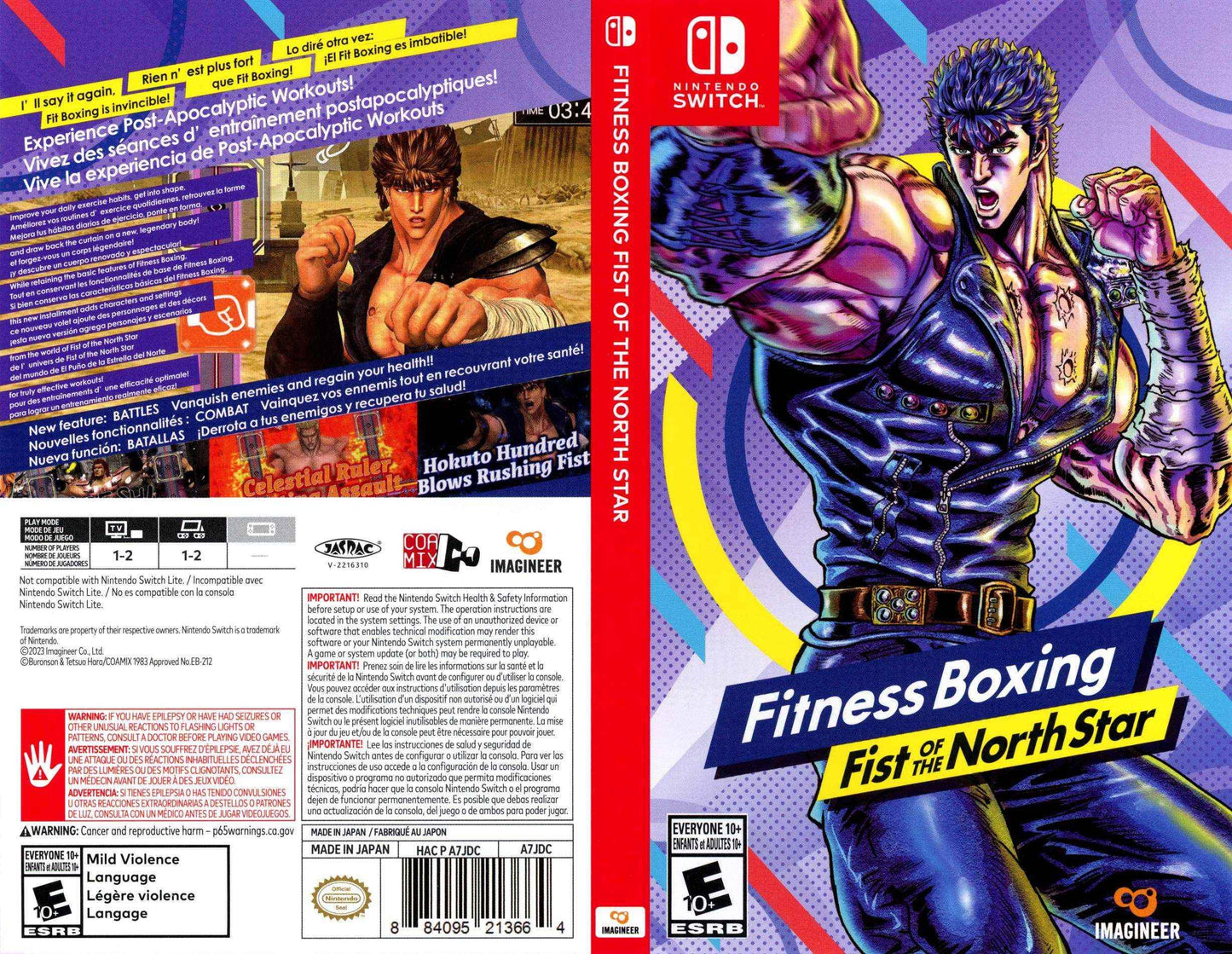 Fitness Boxing Fists of the North Star Cover Art - WOI Solutions