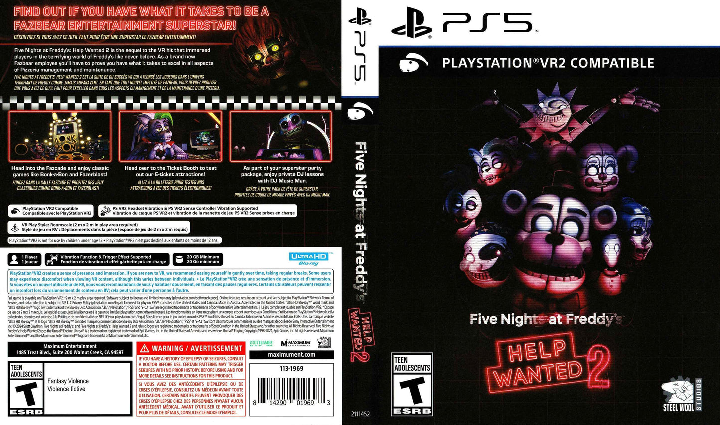 Five Nights at Freddy's - Help Wanted 2 Cover Art - WOI Solutions