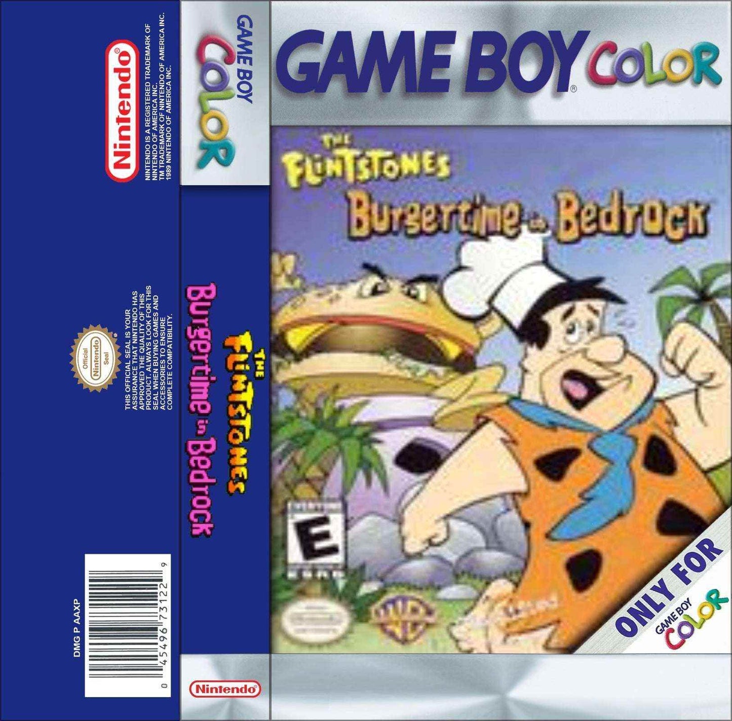 Flintstones Burgertime In Bedrock Cover Art - WOI Solutions