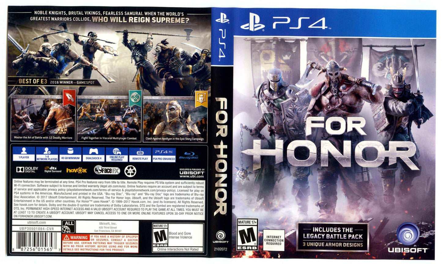 For Honor Cover Art - WOI Solutions