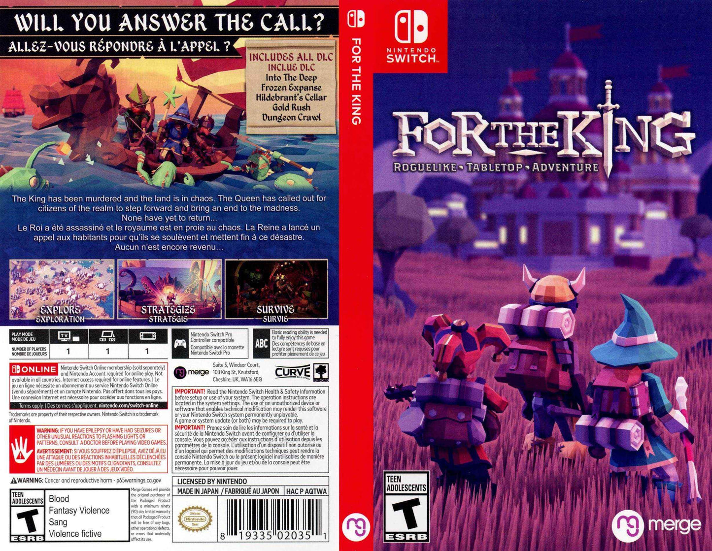 For The King Cover Art - WOI Solutions