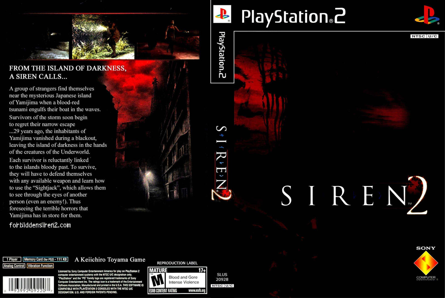 Forbidden Siren 2 Cover Art - WOI Solutions