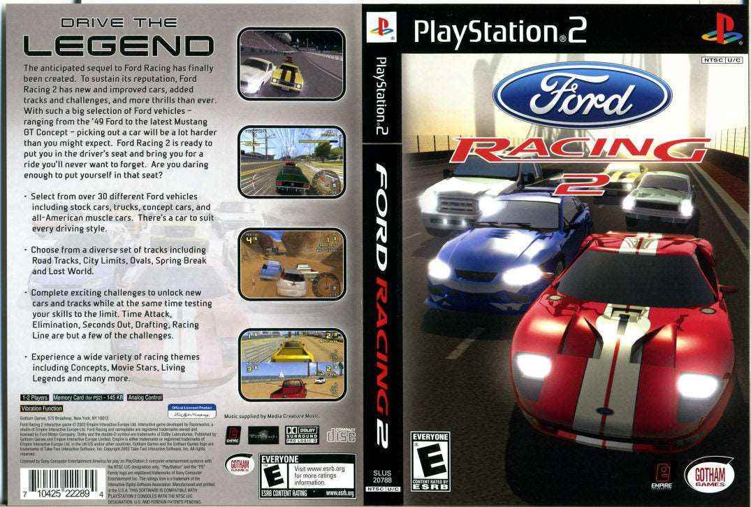 Ford Racing 2 Cover Art - WOI Solutions