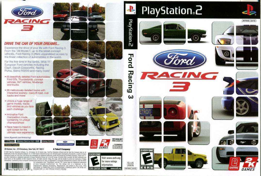 Ford Racing 3 Cover Art - WOI Solutions