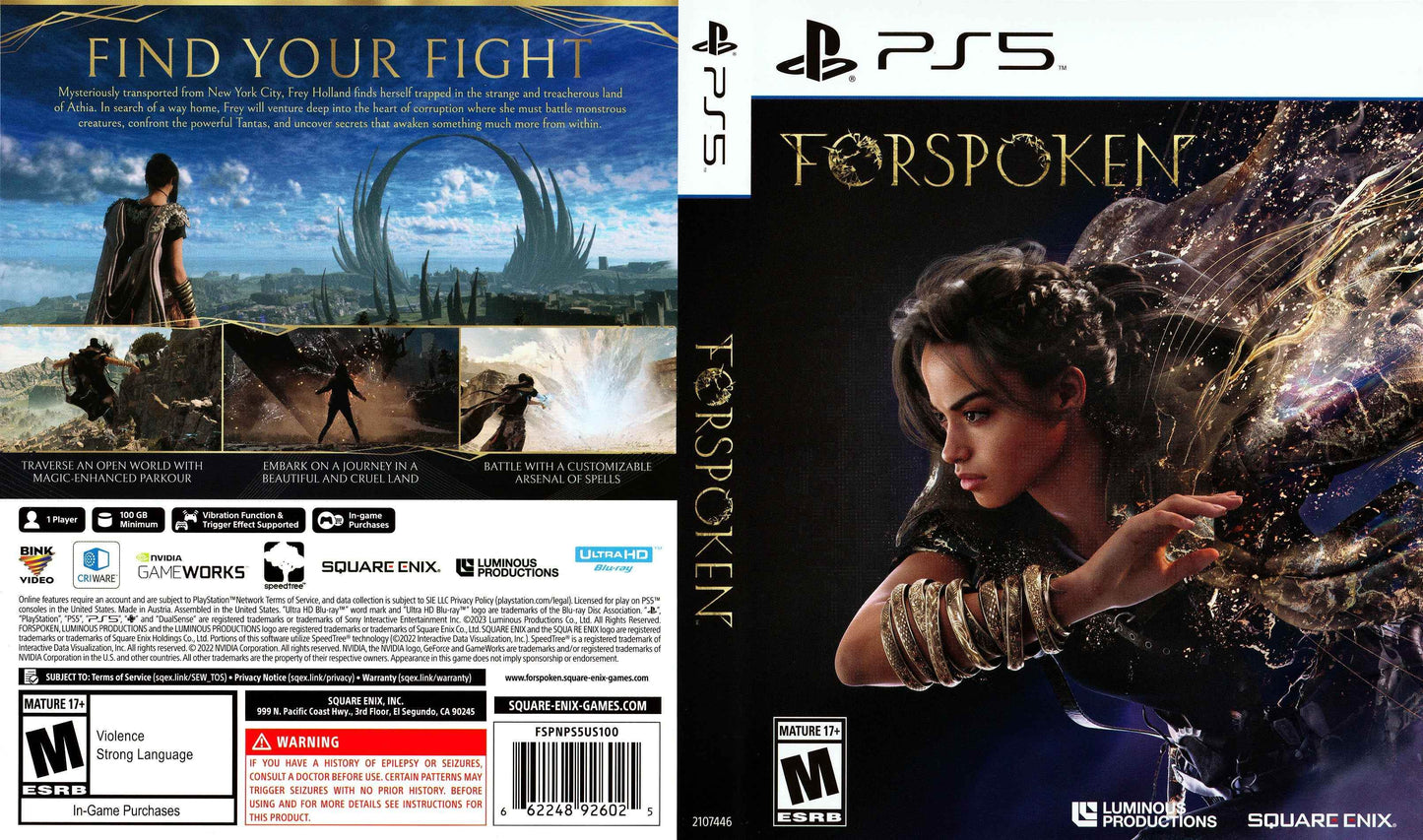 Forspoken Cover Art - WOI Solutions