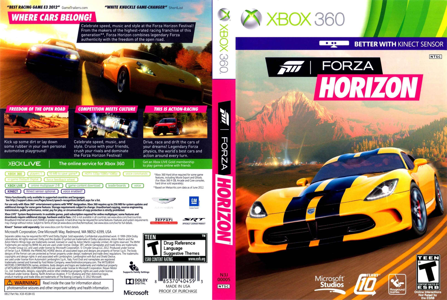 Forza Horizon Cover Art - WOI Solutions