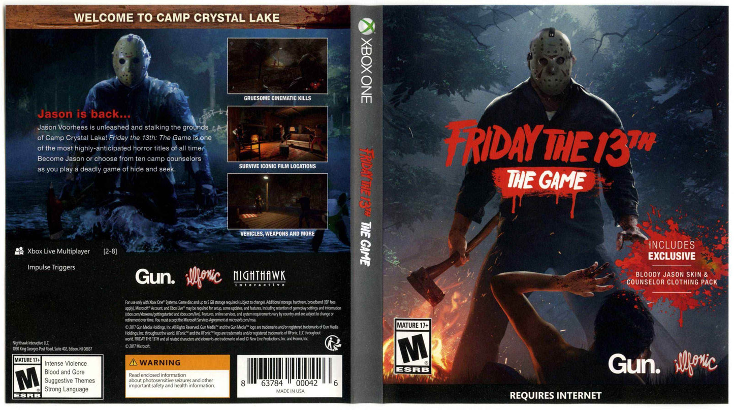 Friday the 13th Game Cover Art - WOI Solutions