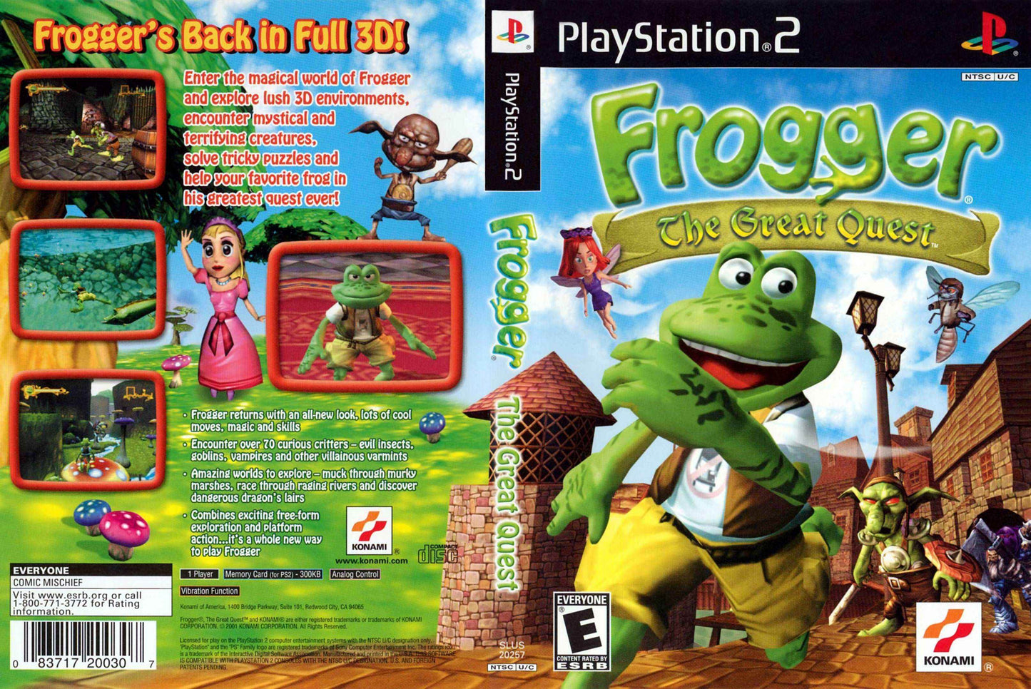 Frogger The Great Quest Cover Art - WOI Solutions
