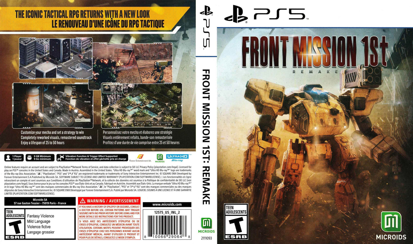 Front Mission 1st Cover Art - WOI Solutions