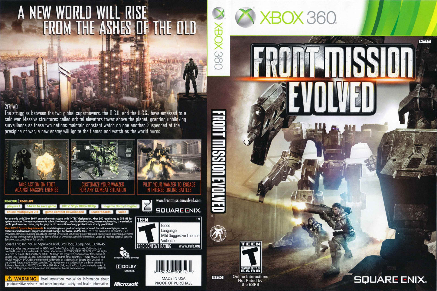Front Mission Evolved Cover Art - WOI Solutions