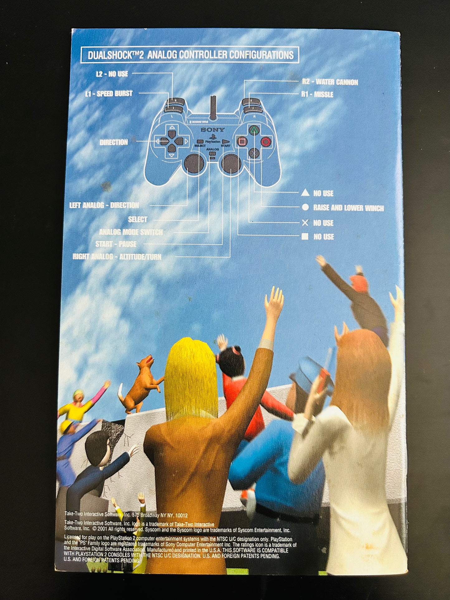 City Crisis for PS2 Manual Only Cover Art - WOI Solutions