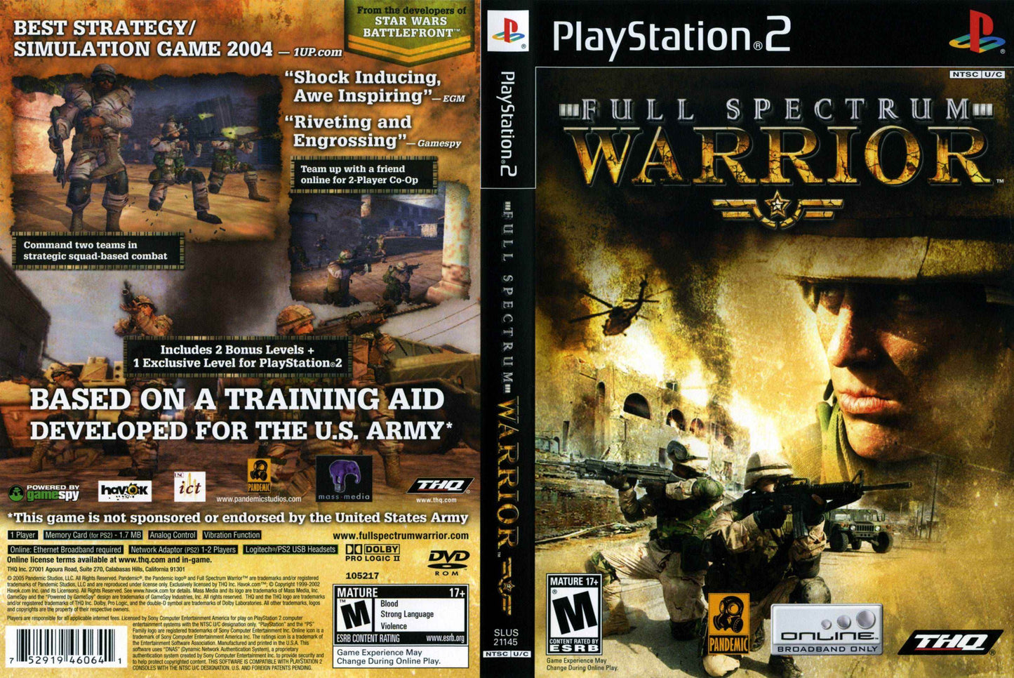 Full Spectrum Warrior Cover Art - WOI Solutions