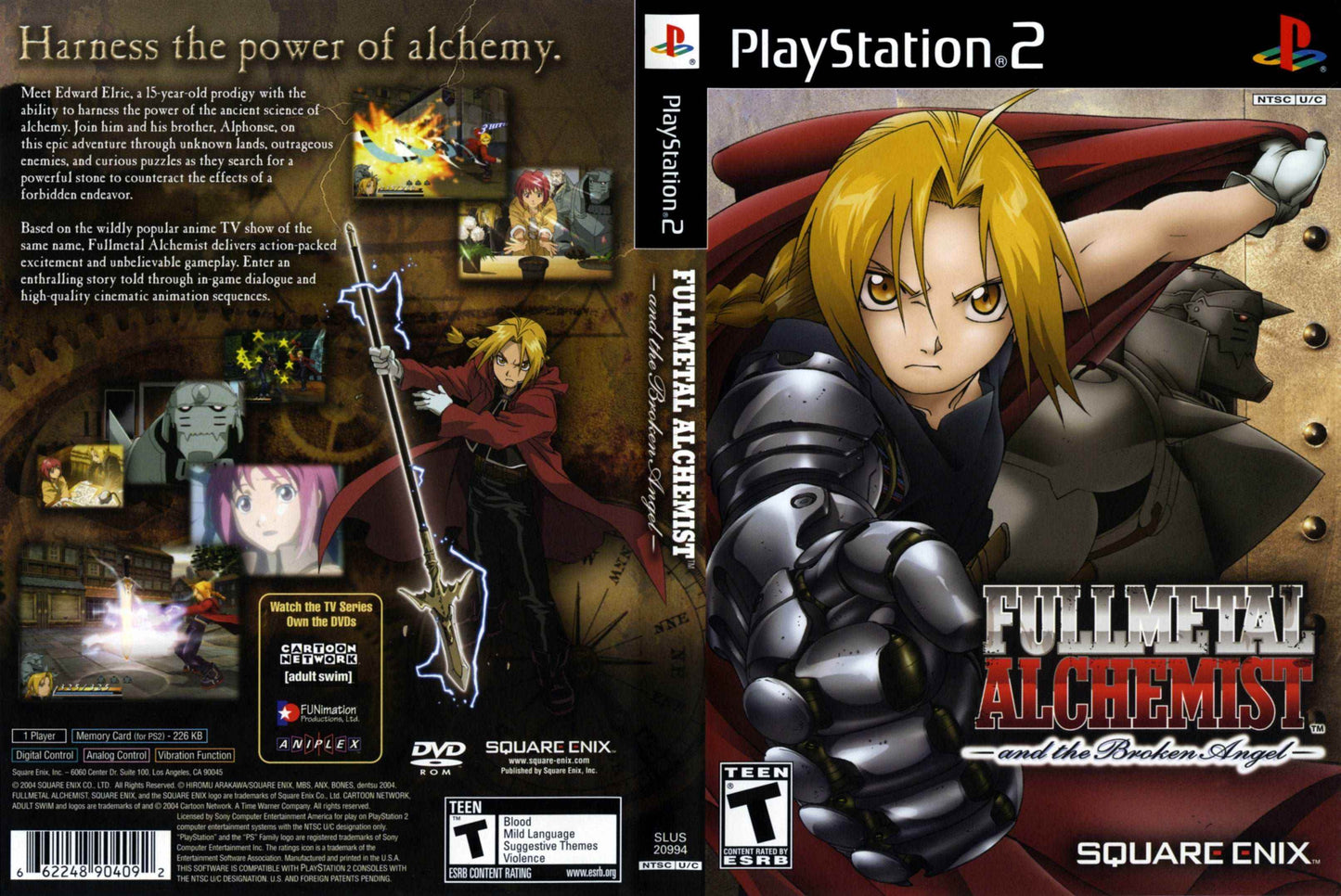 Fullmetal Alchemist and the Broken Angel Cover Art - WOI Solutions