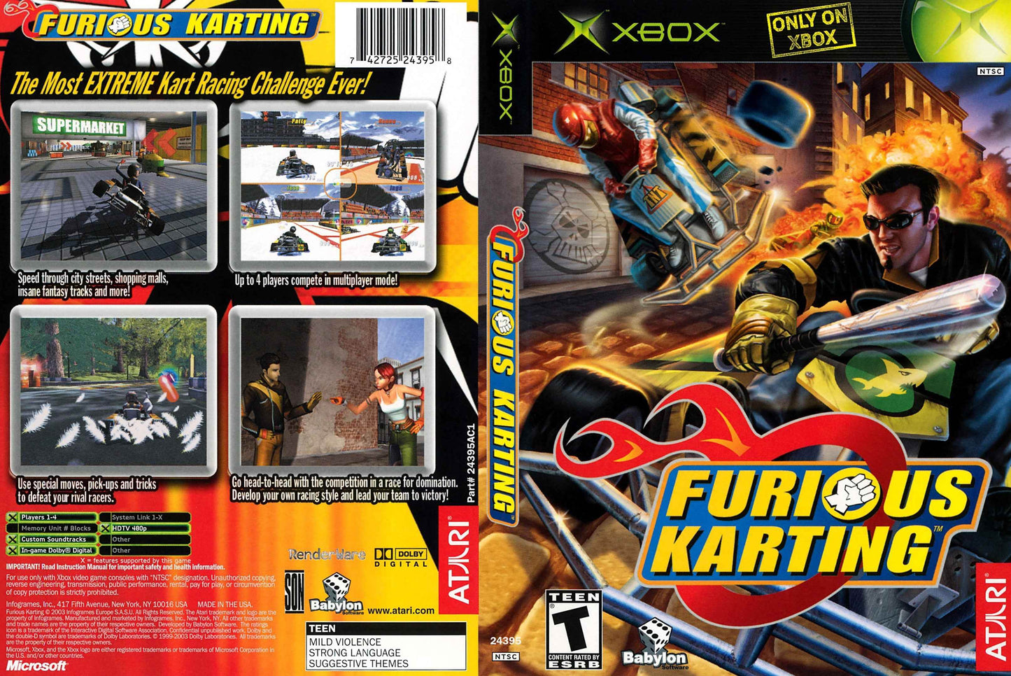 Furious Karting Cover Art - WOI Solutions