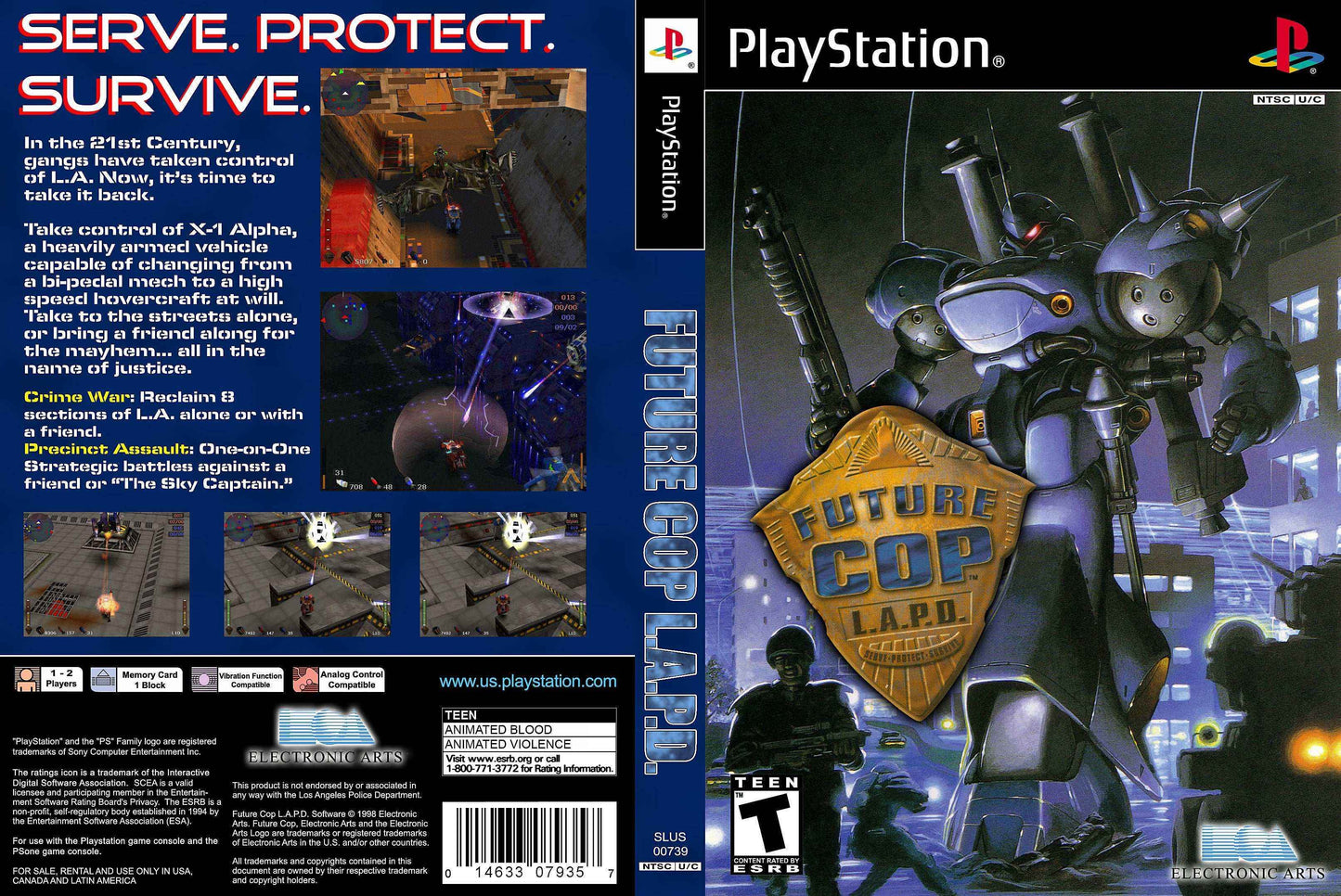 Future Cop L.A.P.D. Cover Art - WOI Solutions