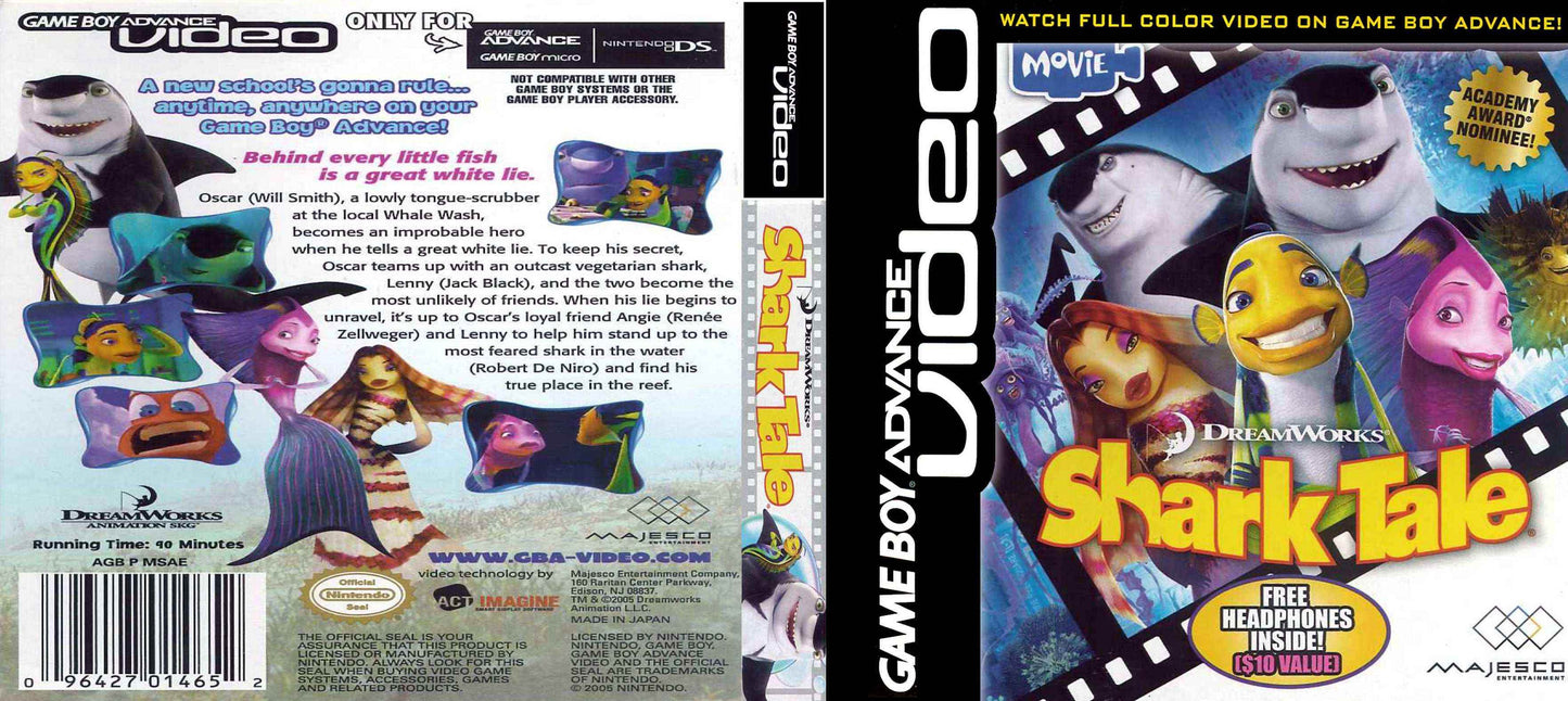 GBA Video Shark Tale Cover Art - WOI Solutions