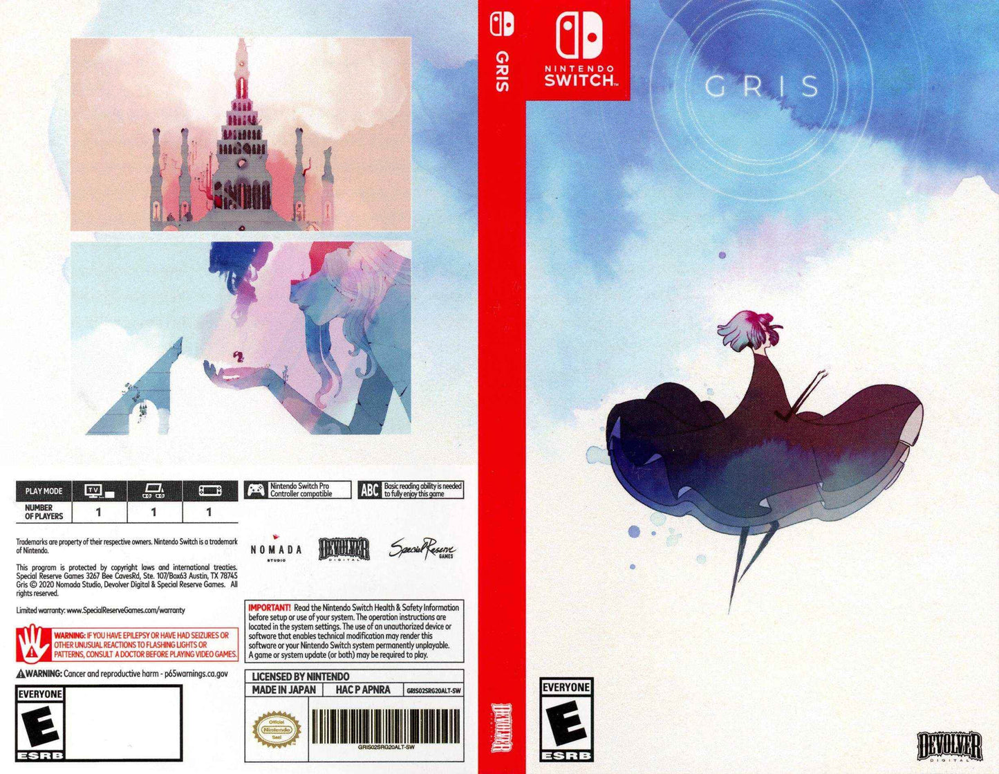 GRIS Cover Art - WOI Solutions
