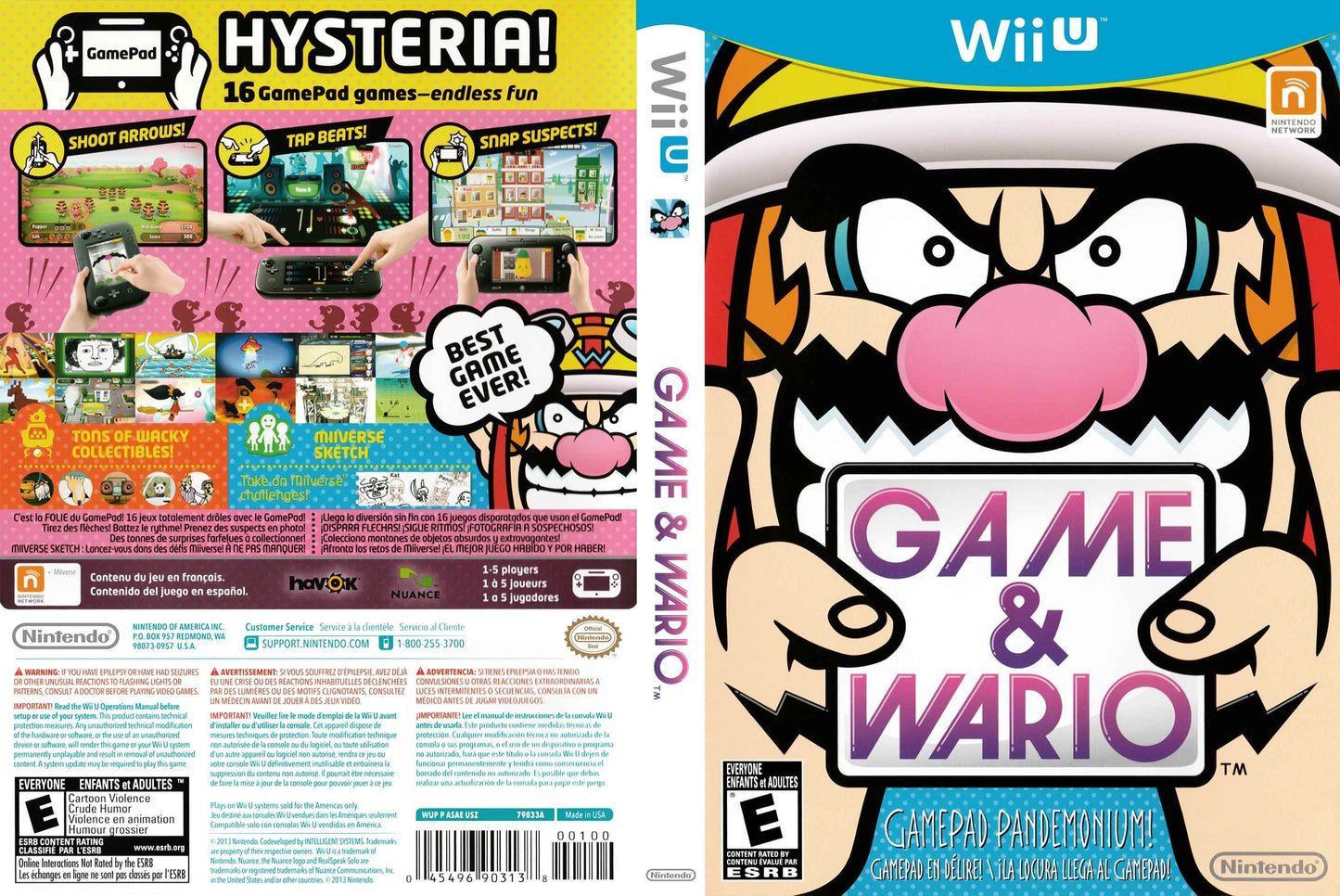 Game & Wario Cover Art - WOI Solutions
