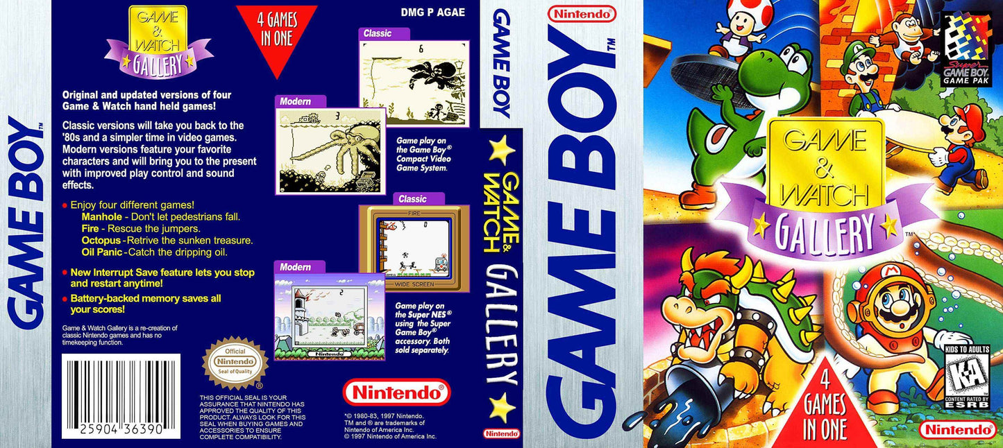 Game and Watch Gallery Cover Art - WOI Solutions