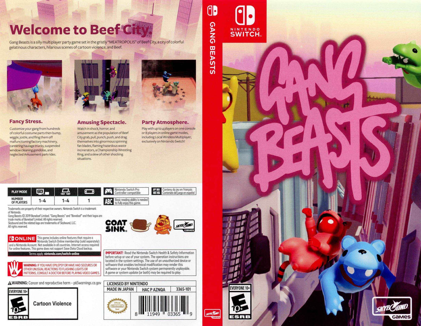 Gang Beasts Cover Art - WOI Solutions
