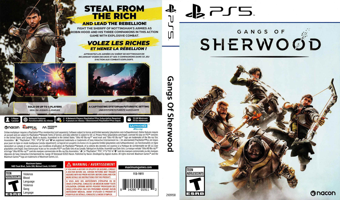 Gangs of Sherwood Cover Art - WOI Solutions