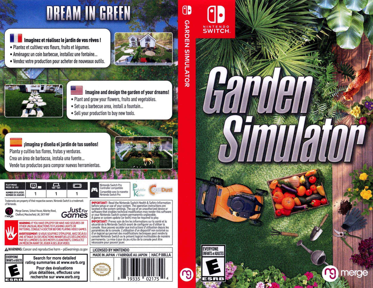Garden Simulator Cover Art - WOI Solutions