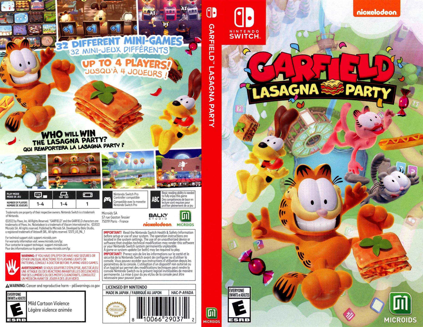 Garfield Lasagna Party Cover Art - WOI Solutions
