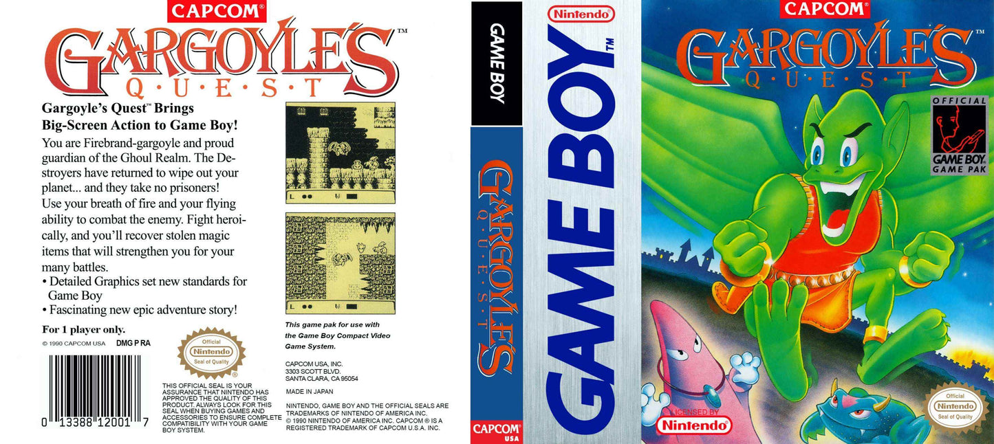 Gargoyle's Quest Cover Art - WOI Solutions