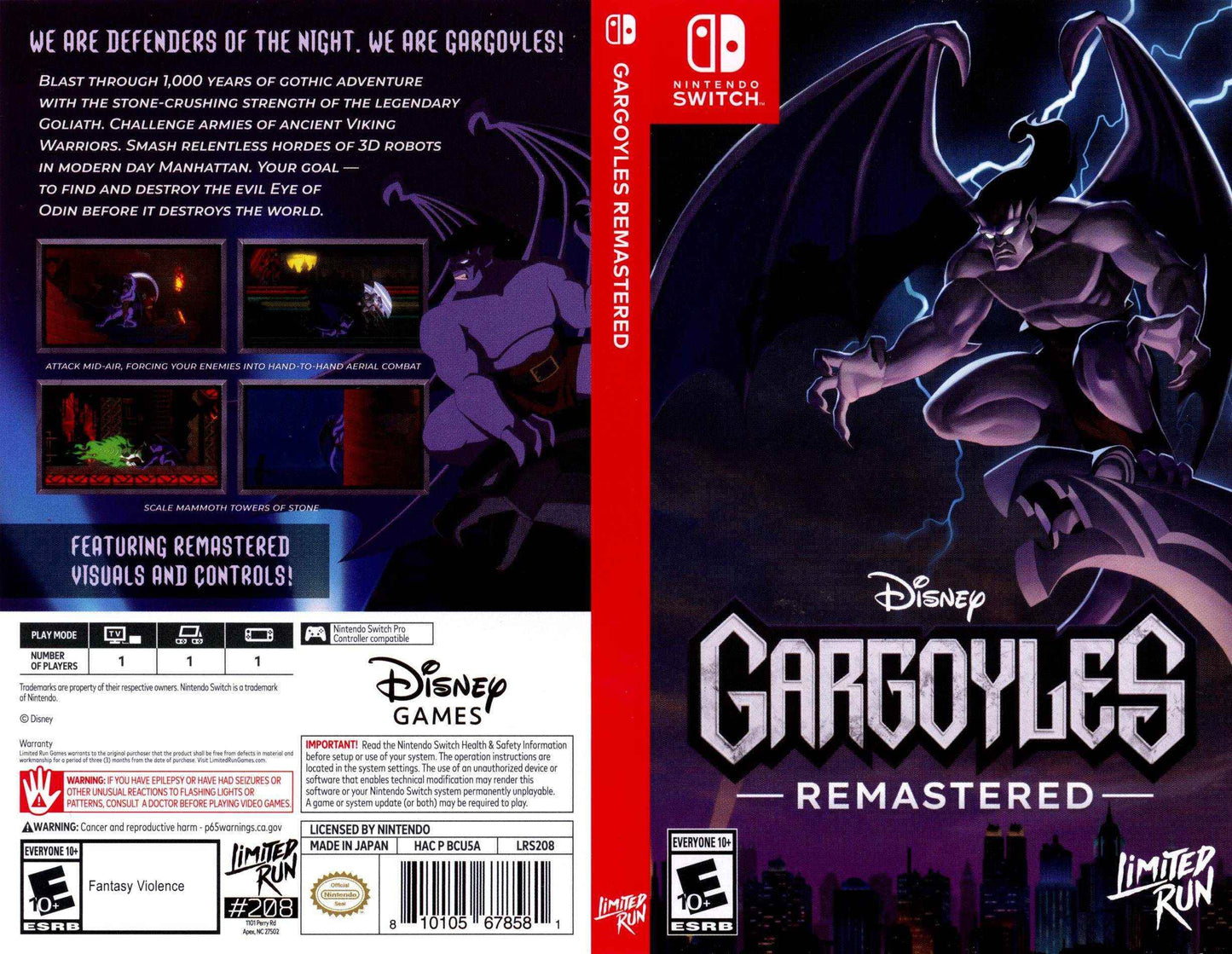 Gargoyles Remastered Cover Art - WOI Solutions