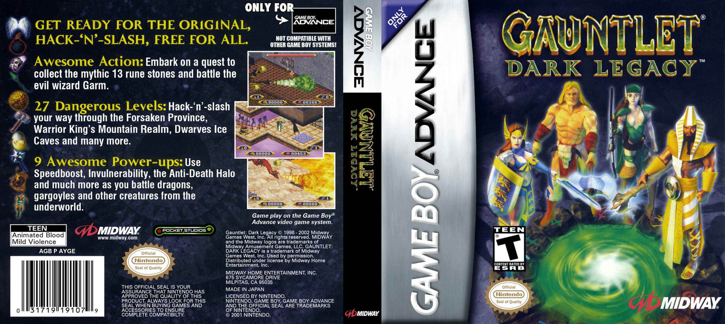 Gauntlet Dark Legacy Cover Art - WOI Solutions