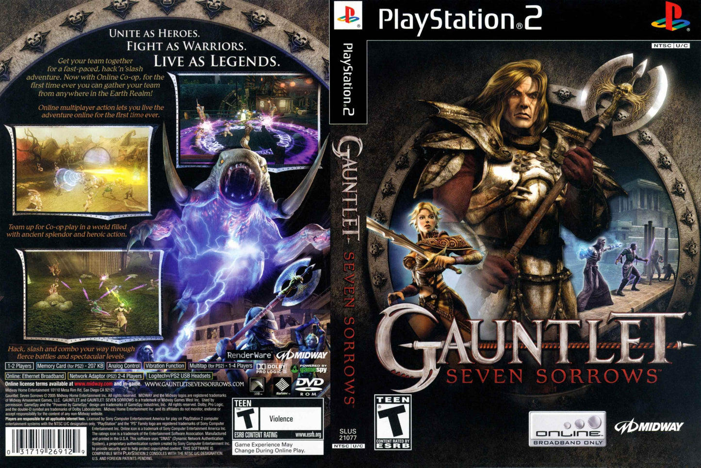 Gauntlet Seven Sorrows Cover Art - WOI Solutions