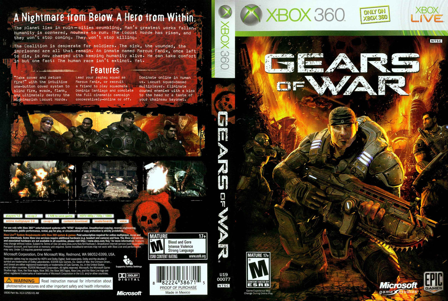 Gears of War Cover Art - WOI Solutions
