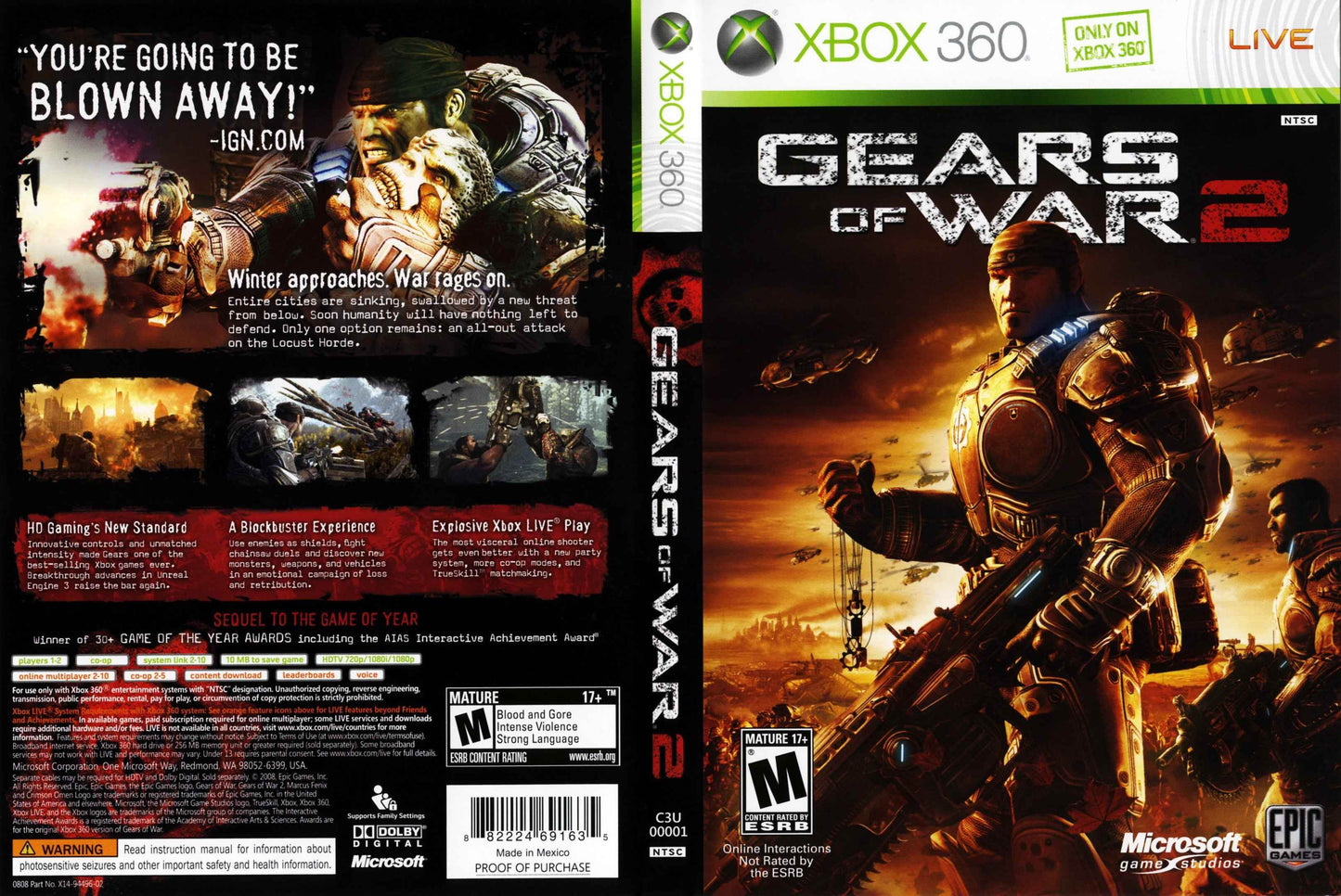 Gears of War 2 Cover Art - WOI Solutions