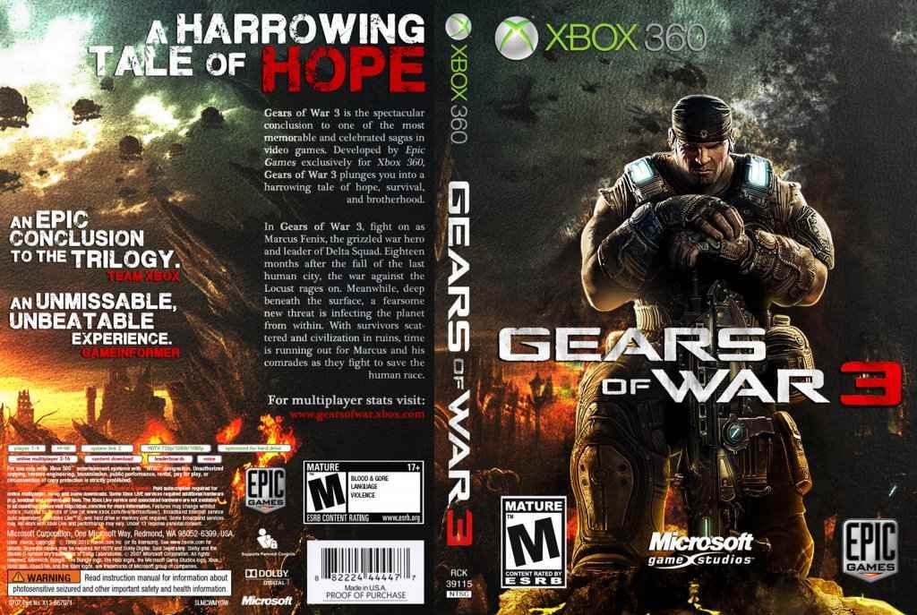 Gears of War 3 Cover Art - WOI Solutions