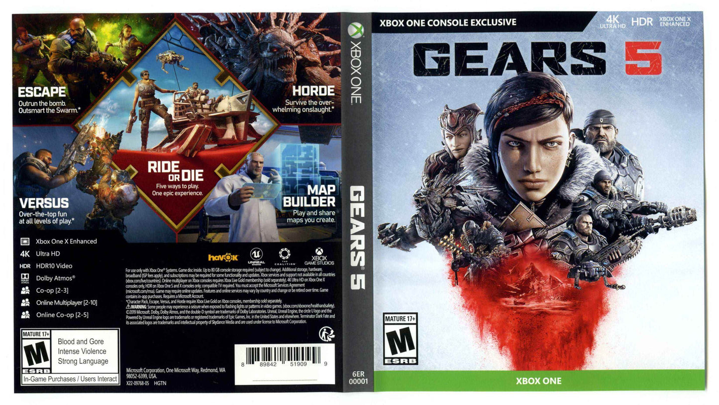 Gears of War 5 Cover Art - WOI Solutions