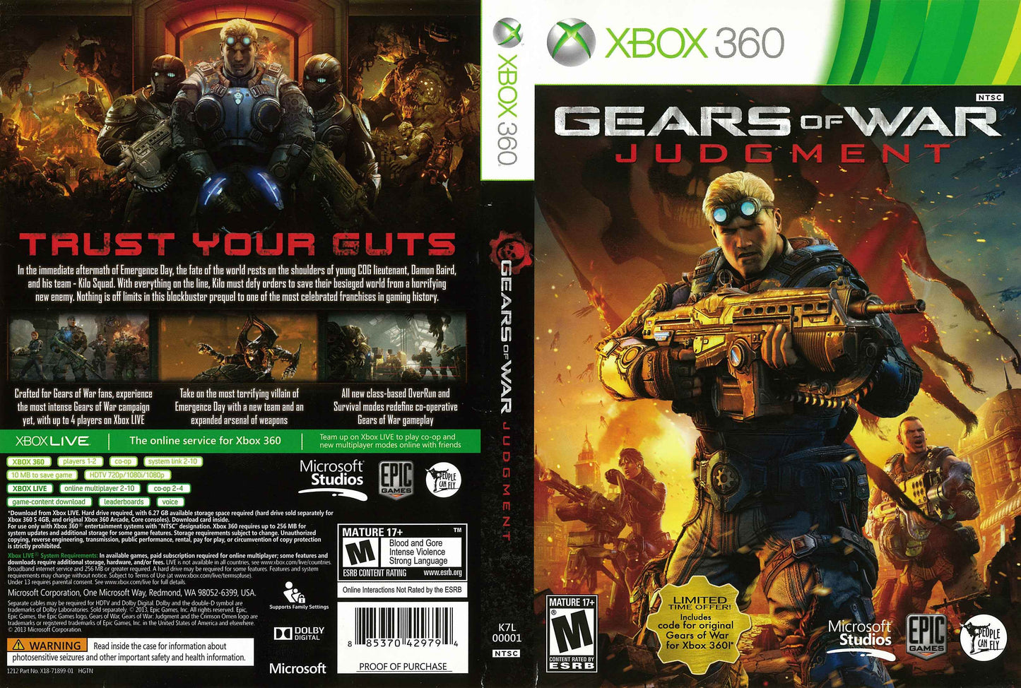 Gears of War Judgement Cover Art - WOI Solutions
