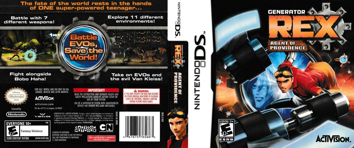 Generator Rex Agent of Providence Cover Art - WOI Solutions