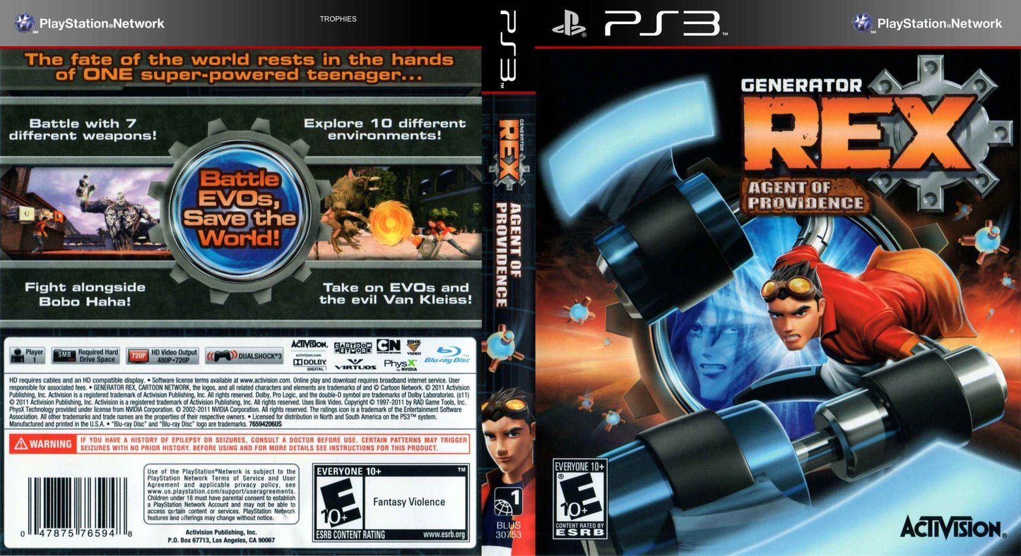 Generator Rex Agent of Providence Cover Art - WOI Solutions