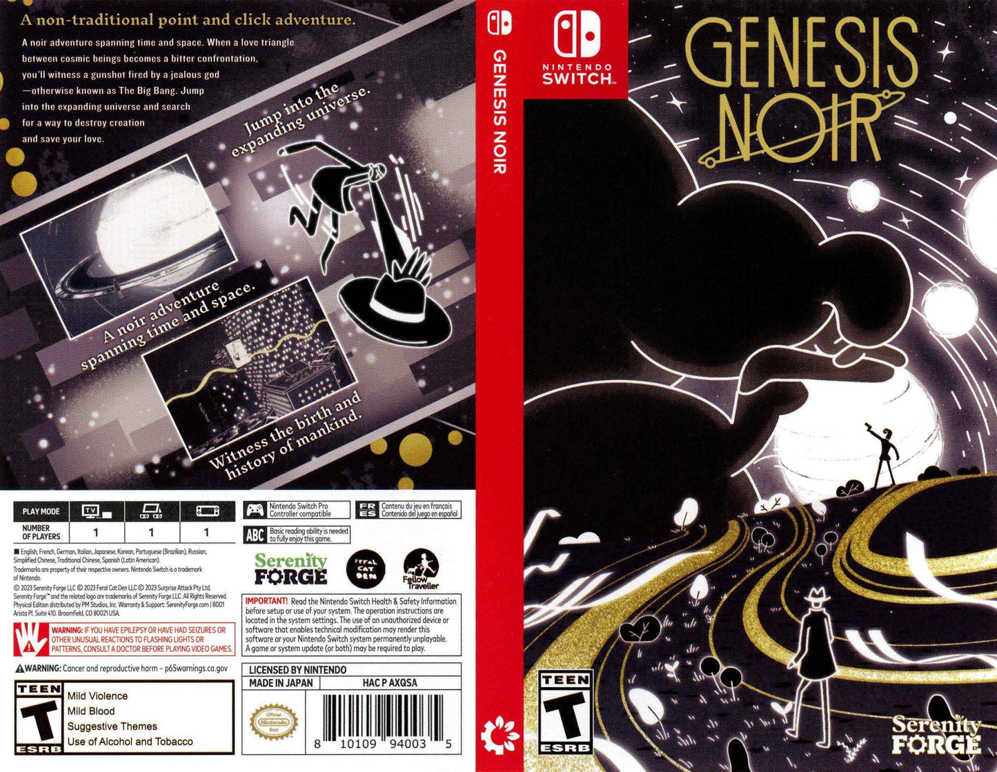 Genesis Noir Cover Art - WOI Solutions