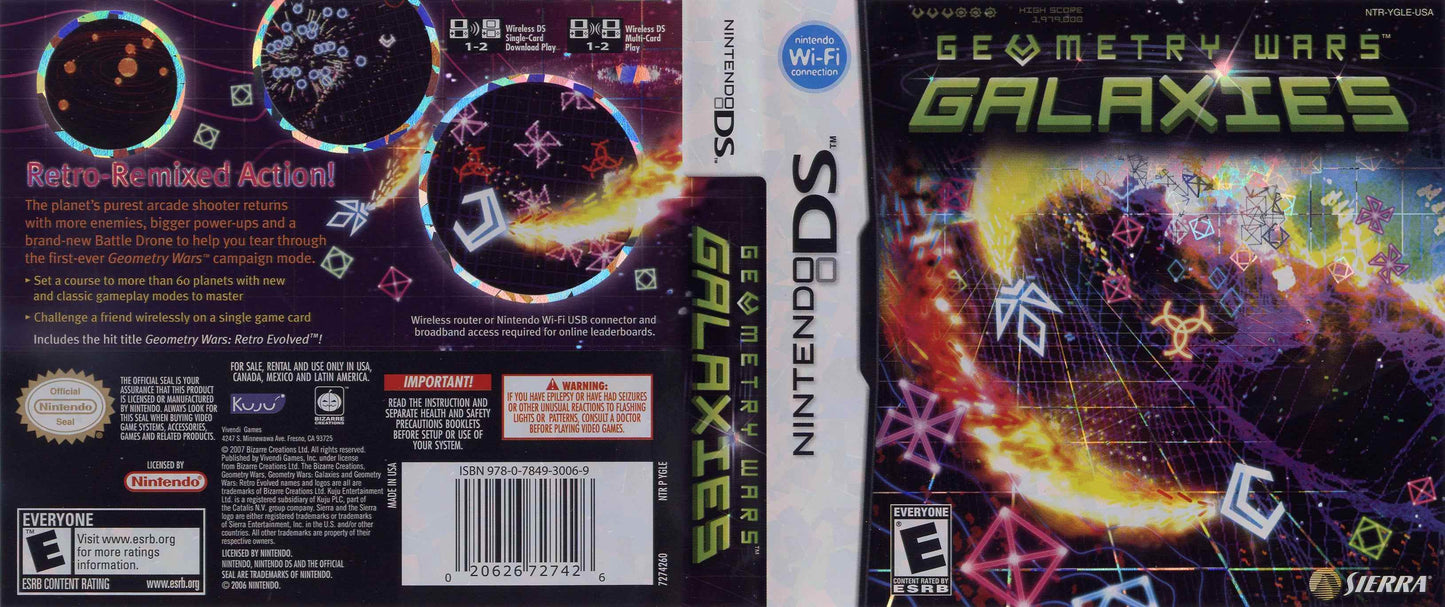 Geometry Wars Galaxies Cover Art - WOI Solutions