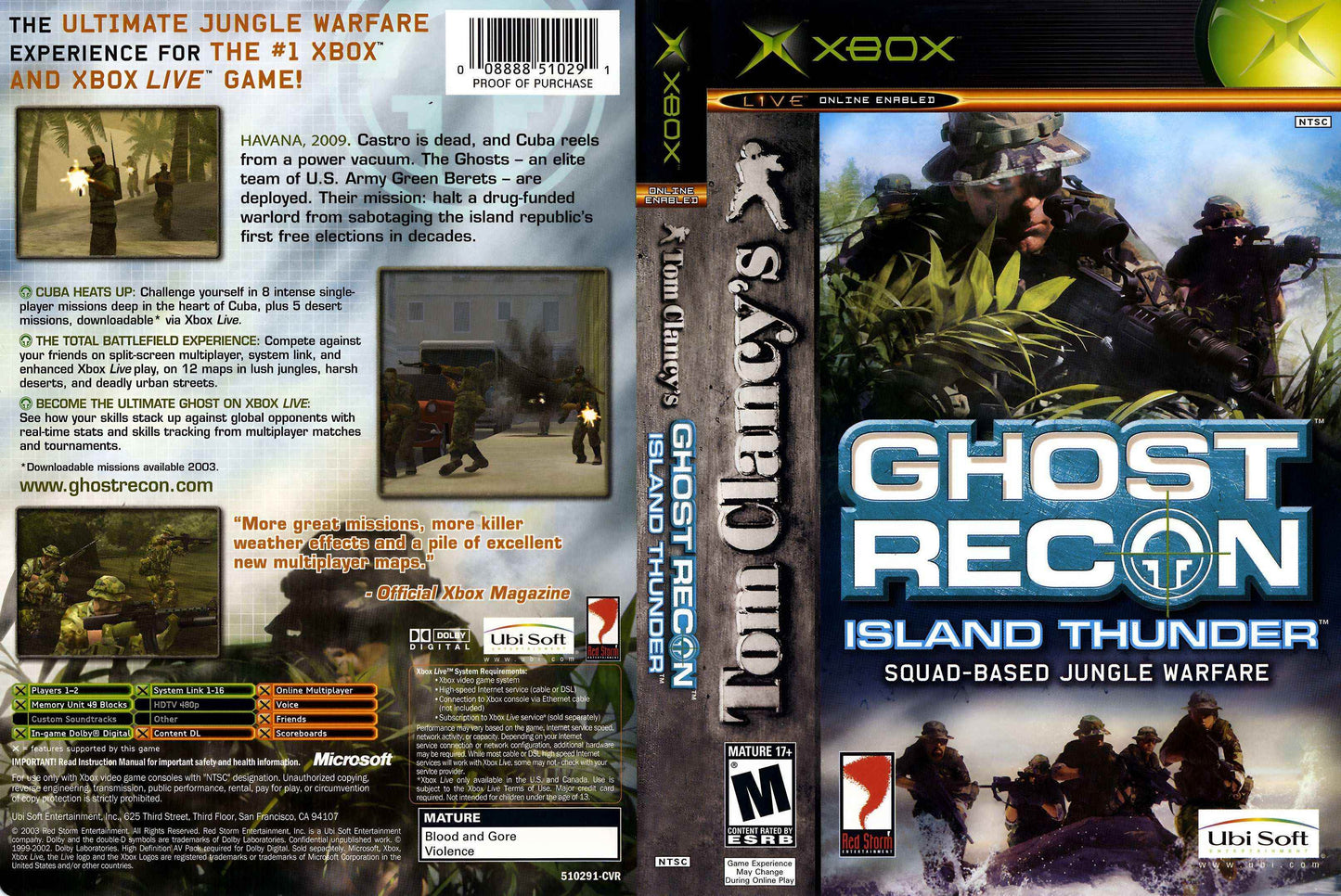 Ghost Recon Island Thunder Cover Art - WOI Solutions