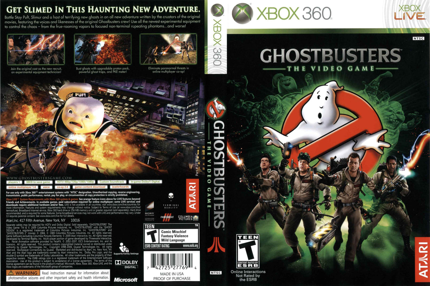 Ghostbusters The Video Game Cover Art - WOI Solutions