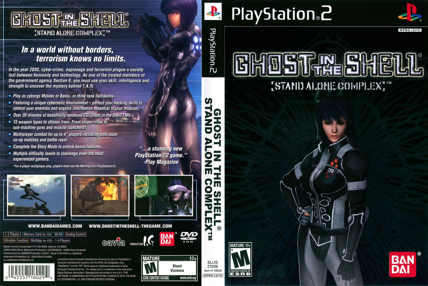 Ghost in the Shell Stand Alone Complex Cover Art - WOI Solutions