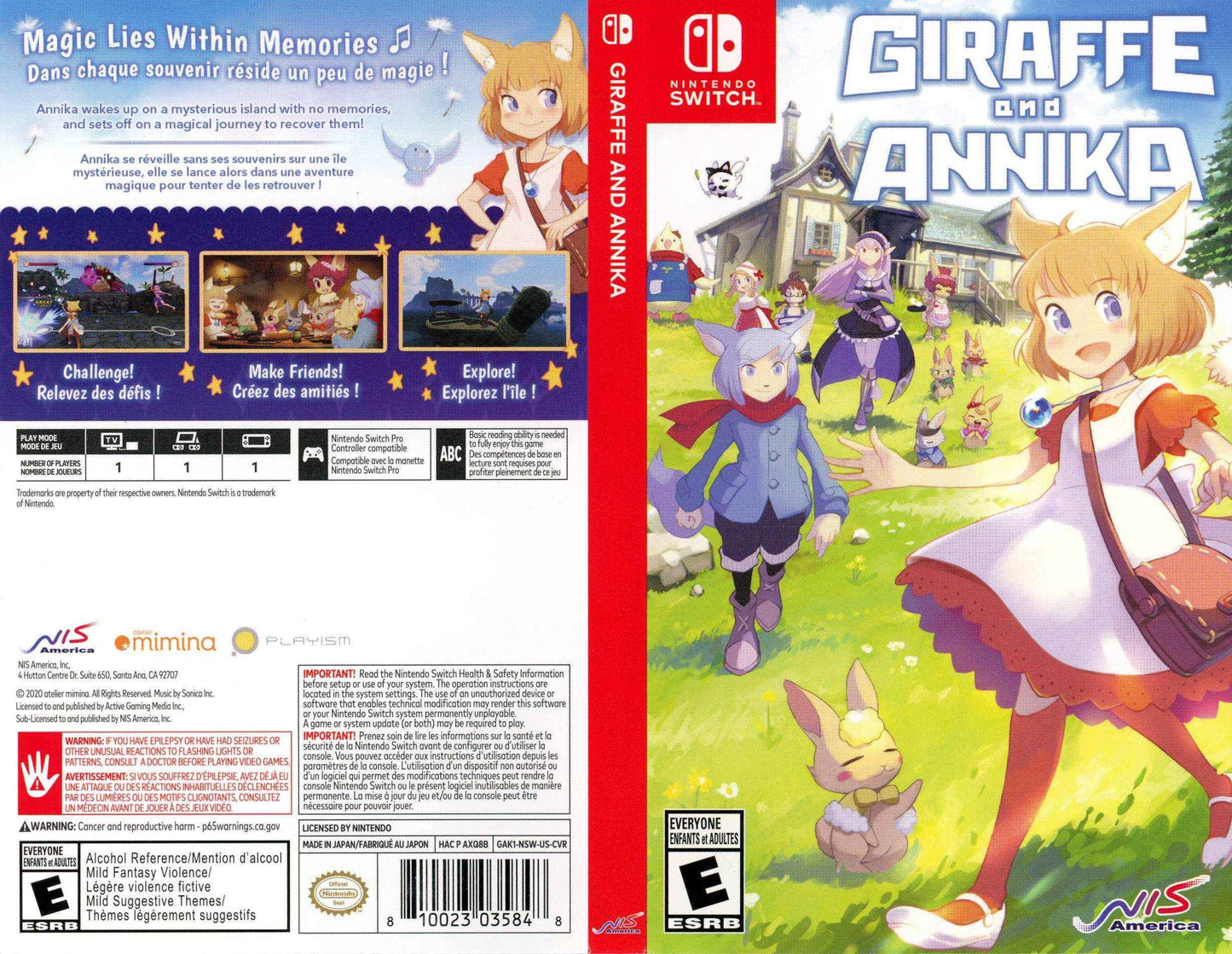 Giraffe and Annika Cover Art - WOI Solutions